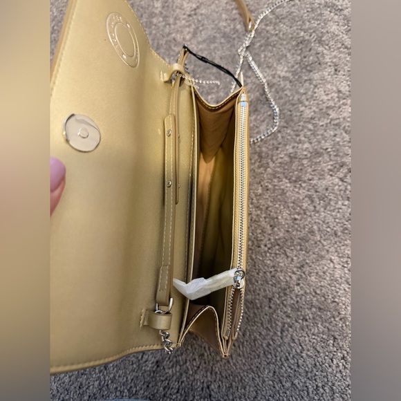 Ted Baker London Cyra metallic leather crossbody bag NWT - Picture 11 of 14